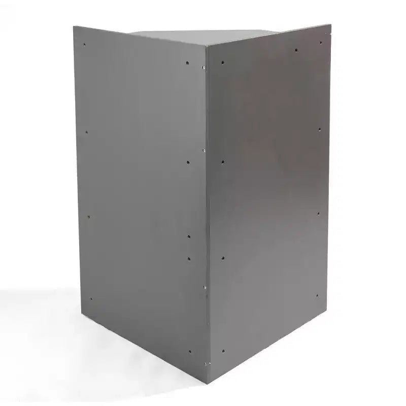 Meuble de rangement d'angle Cubby avec 4 paniers réversibles anthracite : 9 compartiments, 10 étagères, cadre en MDF