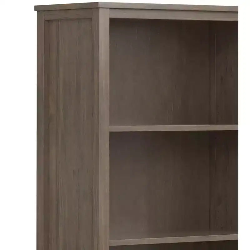 Bibliothèque de transition Cantina en BOIS MASSIF 183 cm x 76 cm marron fumé