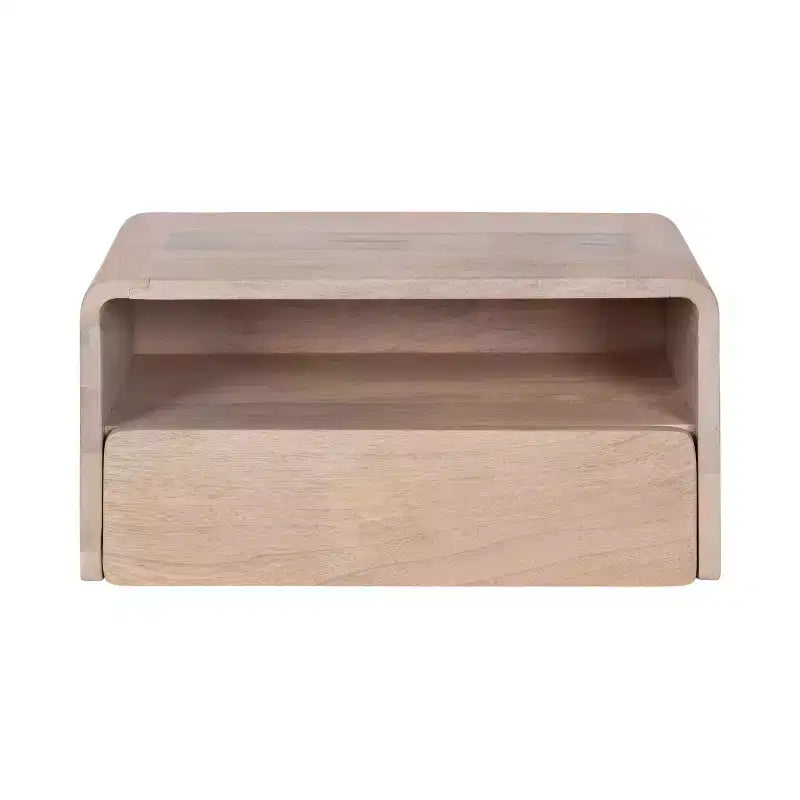Table d'appoint flottante Kato, 18x10x9, Blanche