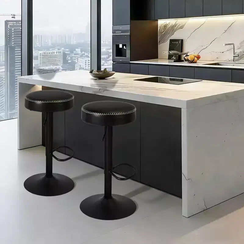 Tabourets de bar modernes réglables, pivotants à 360°, pour îlot de cuisine, bar à domicile, salon