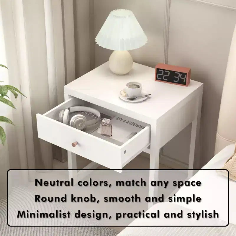 Tiroir de table de nuit minimaliste de rangement rond/cylindrique (W808P298012)