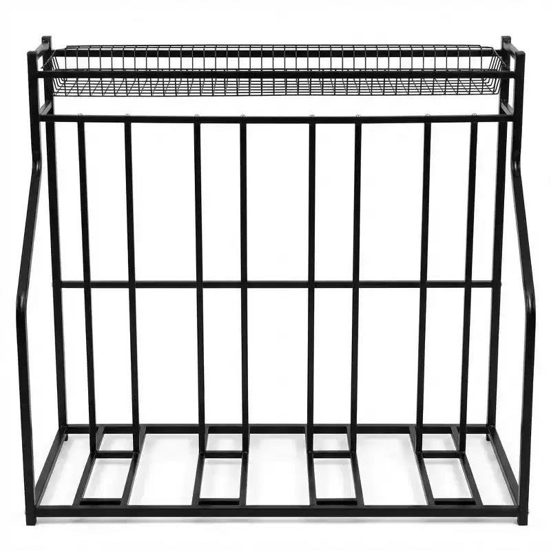 Support de rangement pour vélos de garage, support de rangement pour 4 vélos, support de rangement pour vélos d'intérieur, station de rangement pour équipements sportifs