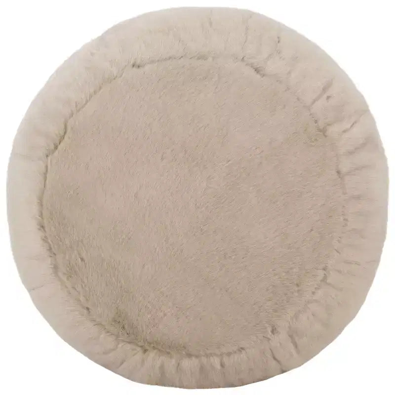 Pouf Rond | Élément de Décoration Élégant | Disponible en 4 Couleurs