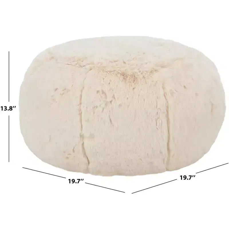Pouf Rond | Élément de Décoration Élégant | Disponible en 4 Couleurs