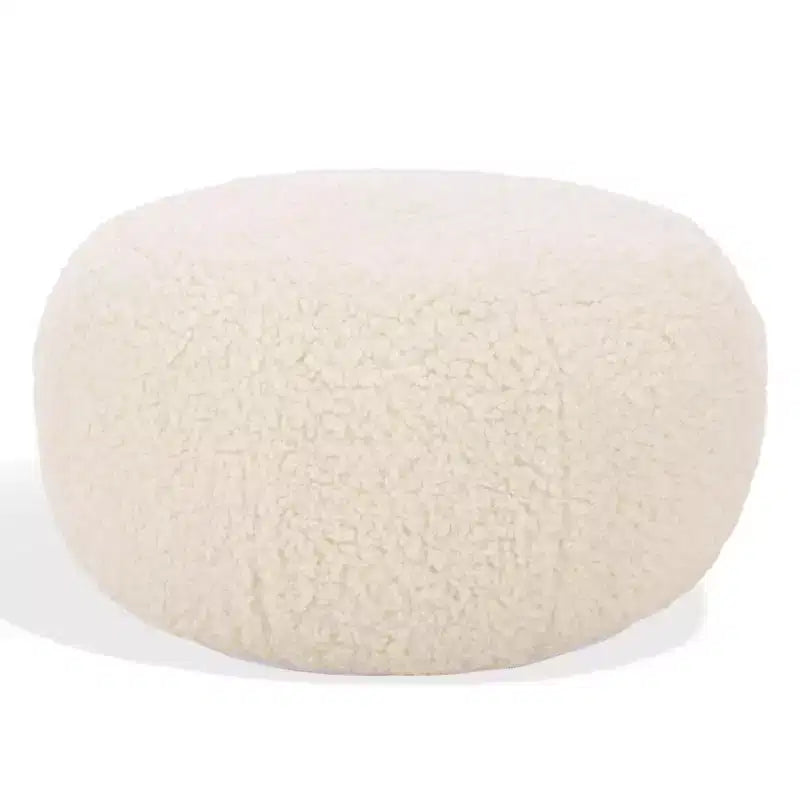 Pouf Rond | Élément de Décoration Élégant | Disponible en 4 Couleurs