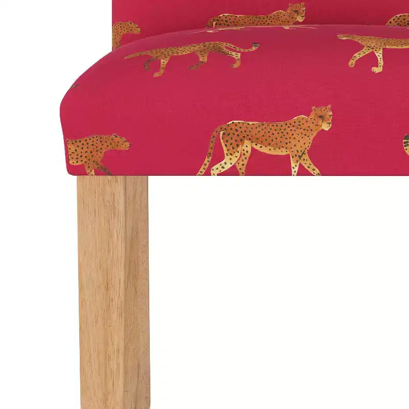 Chaise de salle à manger Skyline Furniture Hendrix avec motif animalier