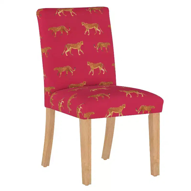Chaise de salle à manger Skyline Furniture Hendrix avec motif animalier