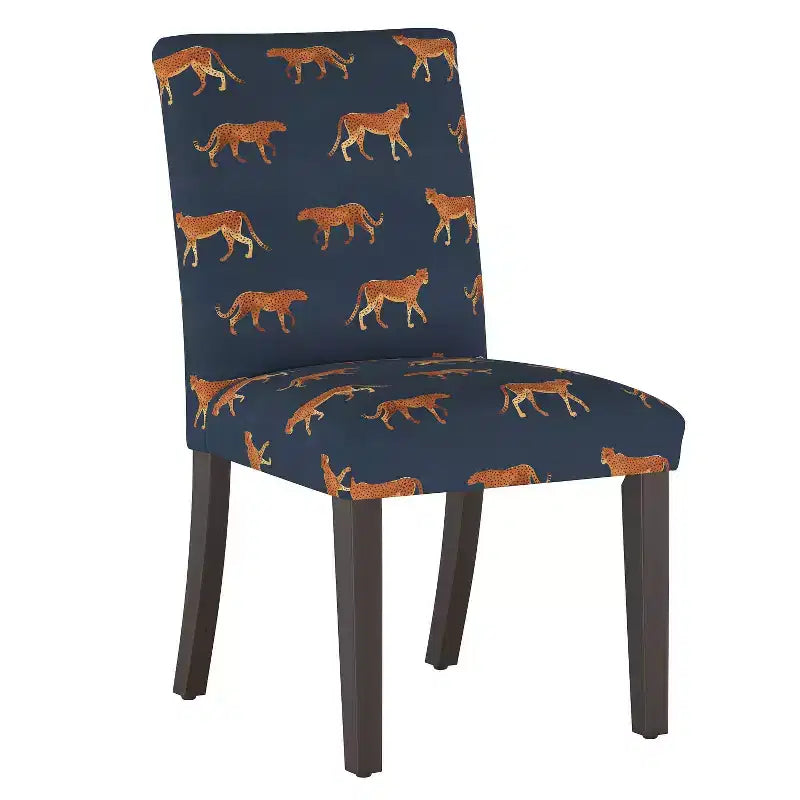 Chaise de salle à manger Skyline Furniture Hendrix avec motif animalier