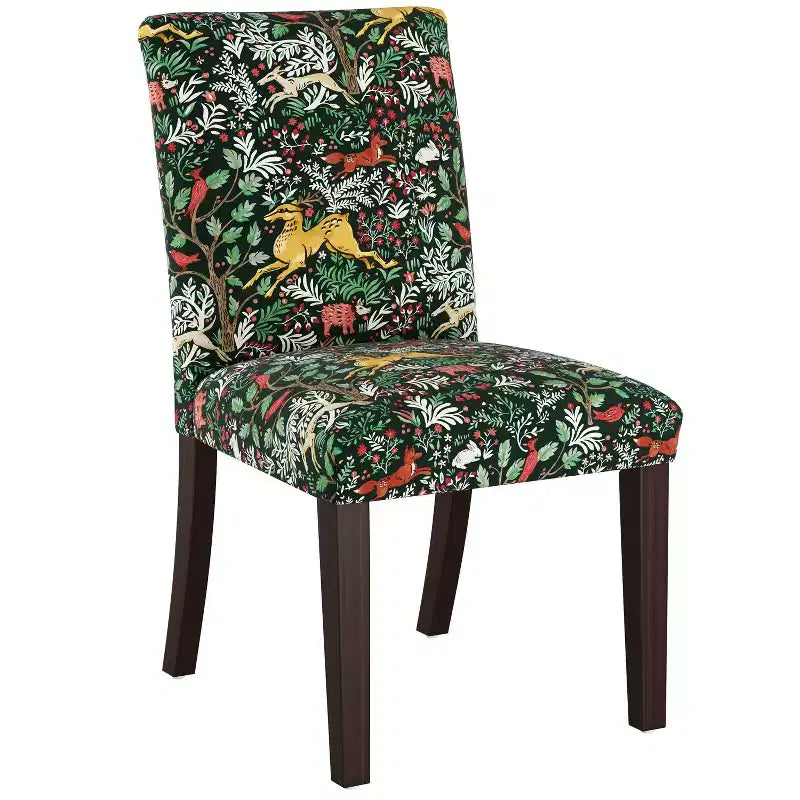 Chaise de salle à manger Skyline Furniture Hendrix avec motif animalier