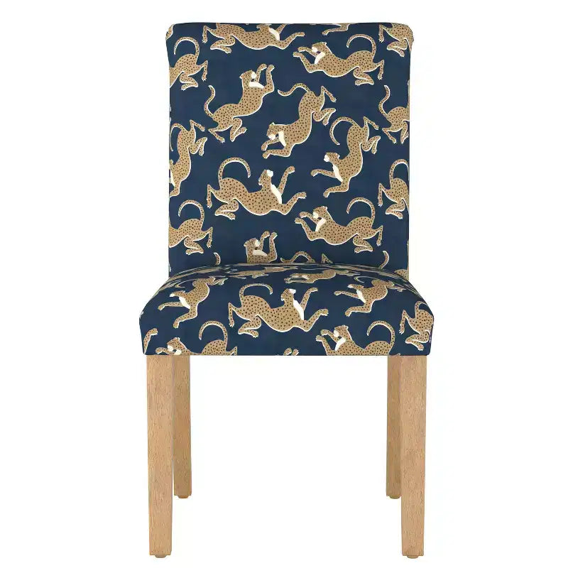 Chaise de salle à manger Skyline Furniture Hendrix avec motif animalier